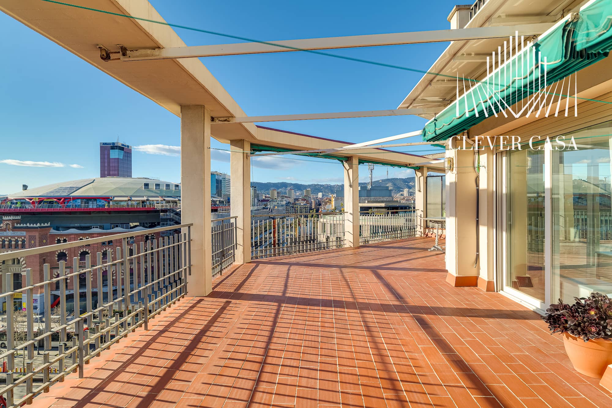 Detalle de la terraza privada